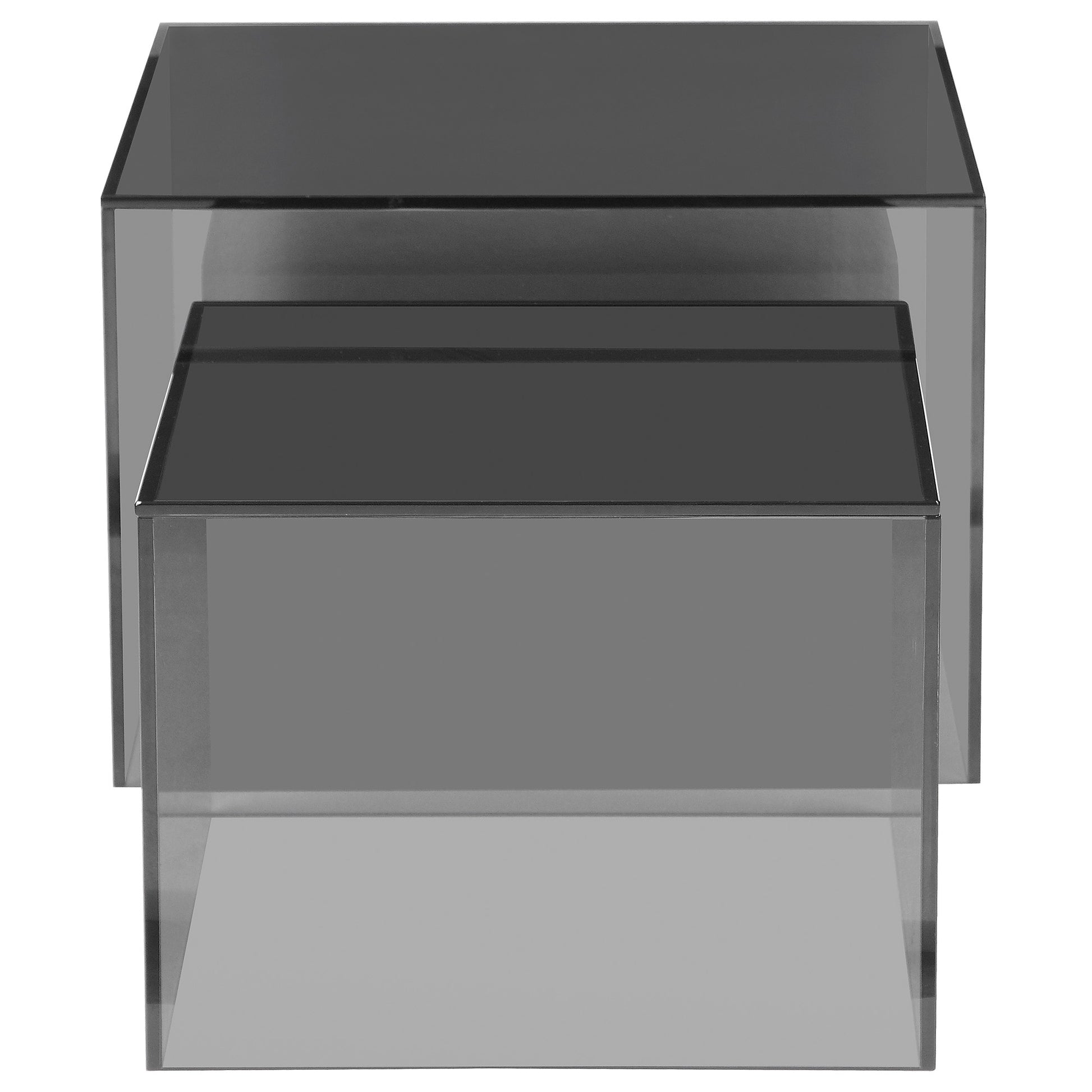 Quadro sofabordssæt, glas - Møbelkompagniet
