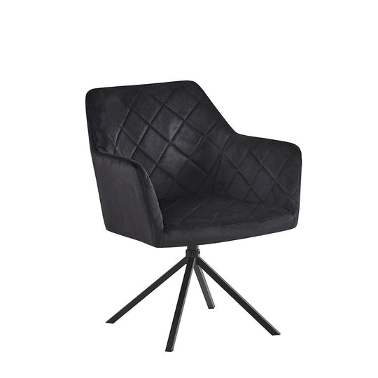 Sofia Esszimmerstuhl, Armlehnen | Drehfunktion | Velours