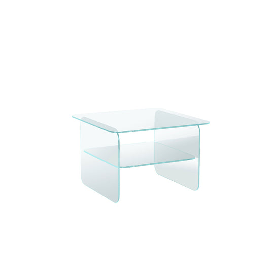 Vetro Ecktisch, Glas | 50x50