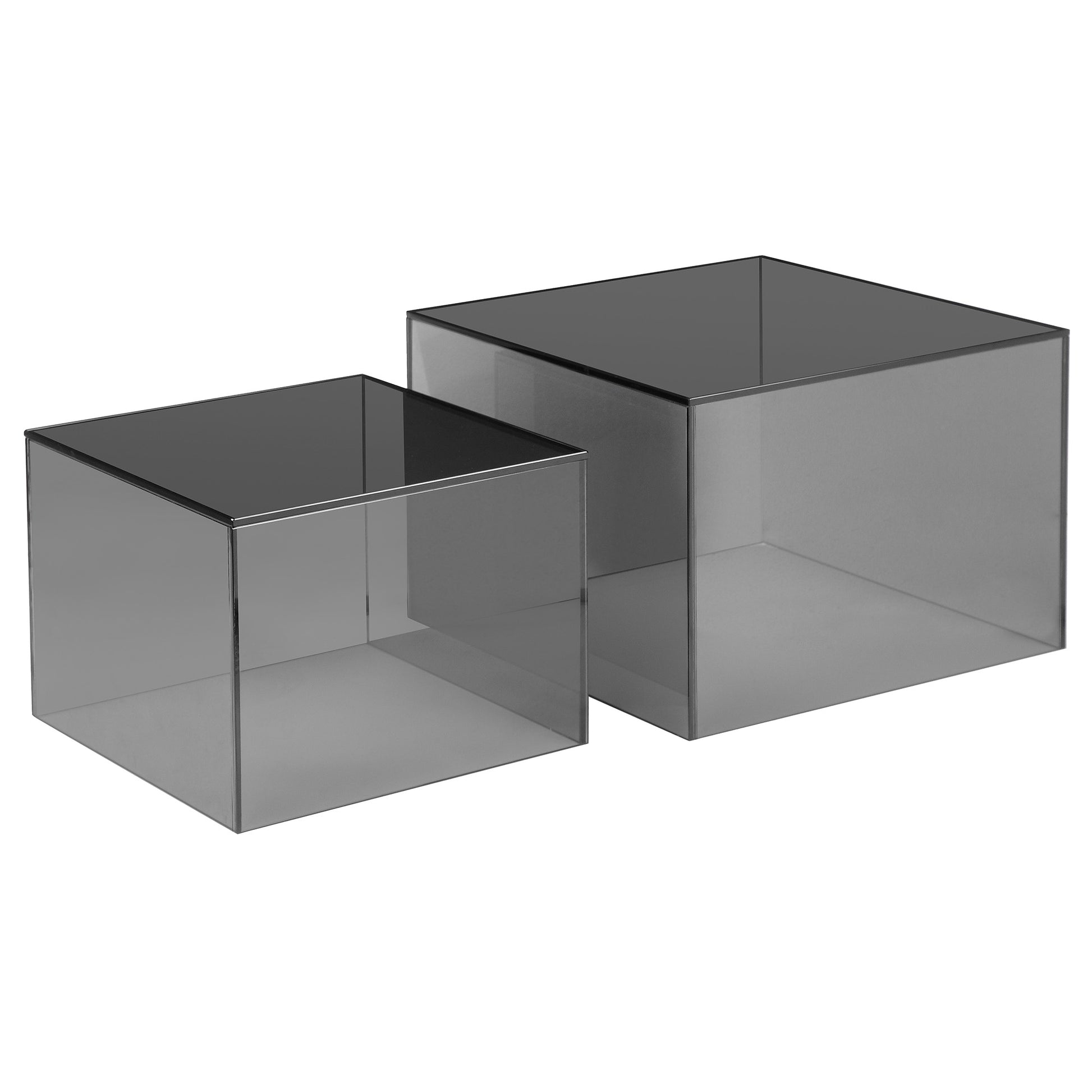 Quadro sofabordssæt, glas - Møbelkompagniet