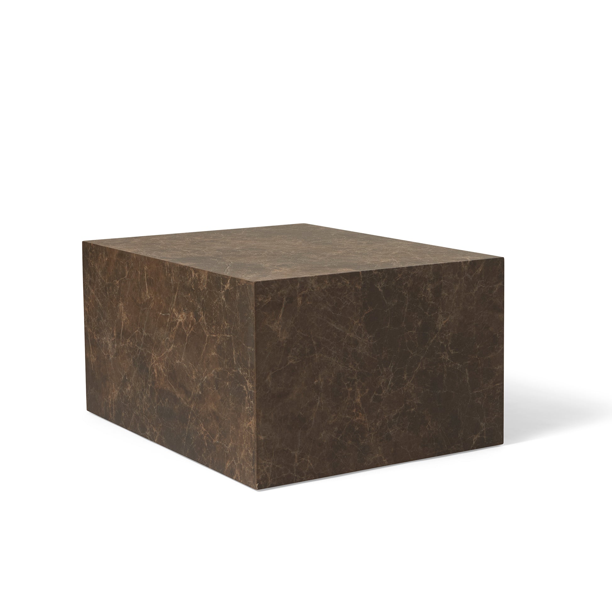 Dice sofabord, marmorlook | 80x60 - Møbelkompagniet