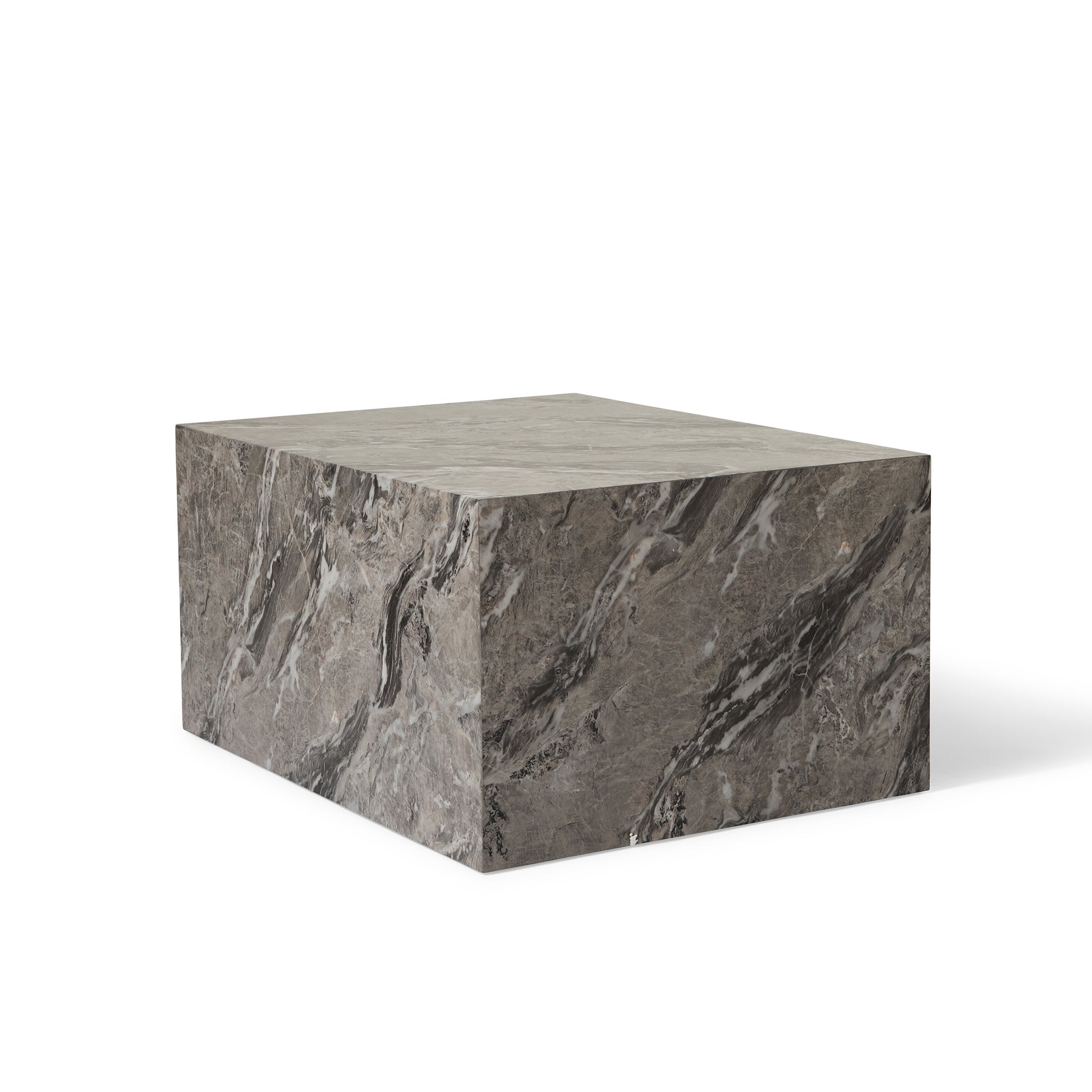 Dice sofabord, marmorlook | 80x60 - Møbelkompagniet