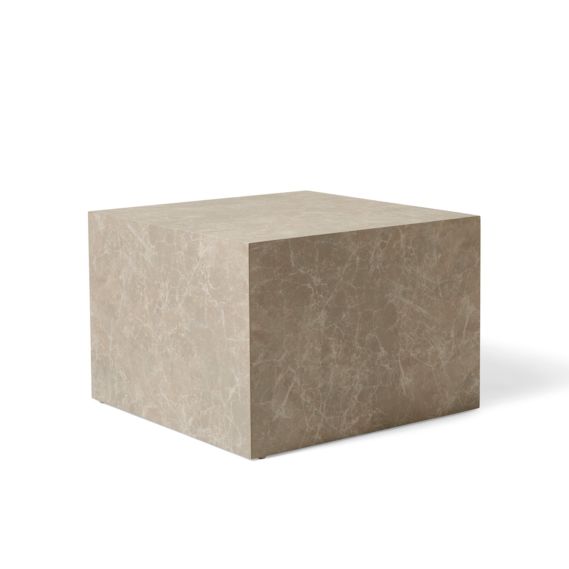Dice sofabordssæt, marmorlook | 58x58/50x50 - Møbelkompagniet