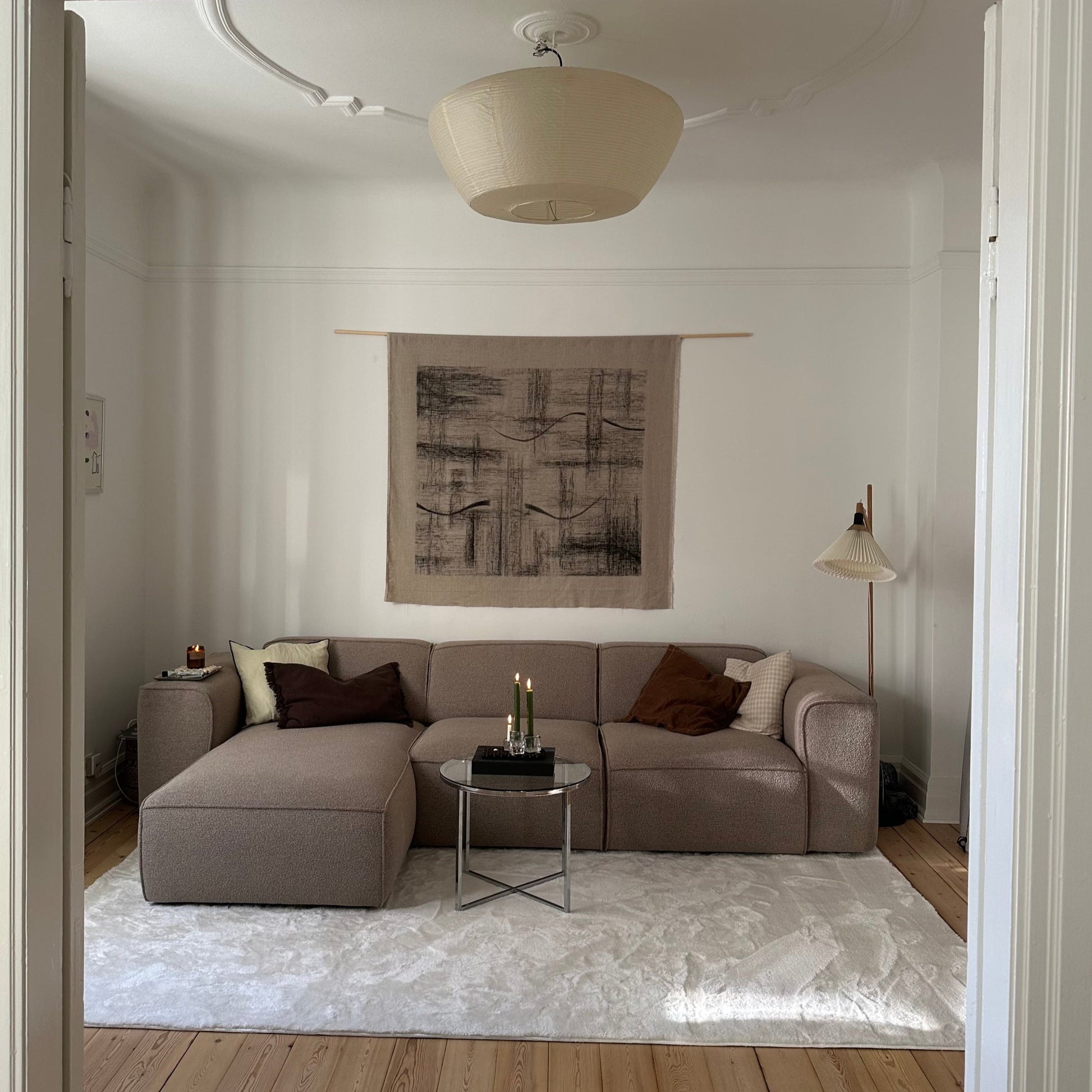 Cross hjørnebord, Ø55 - Møbelkompagniet