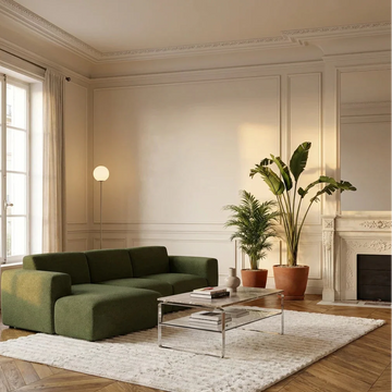 Aurelia Chaiselongue-Sofa, links