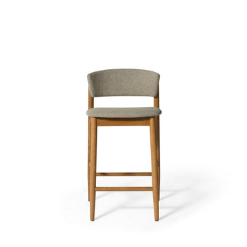 Leonora counterstol, egetræ | stof - Møbelkompagniet