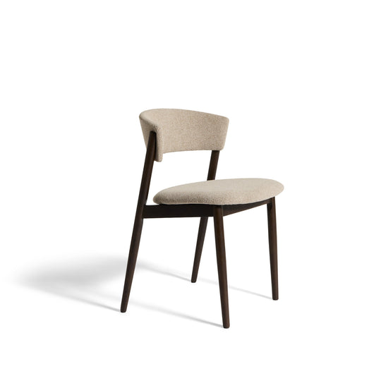 Leonora Esszimmerstuhl, geräuchertes Eichenholz