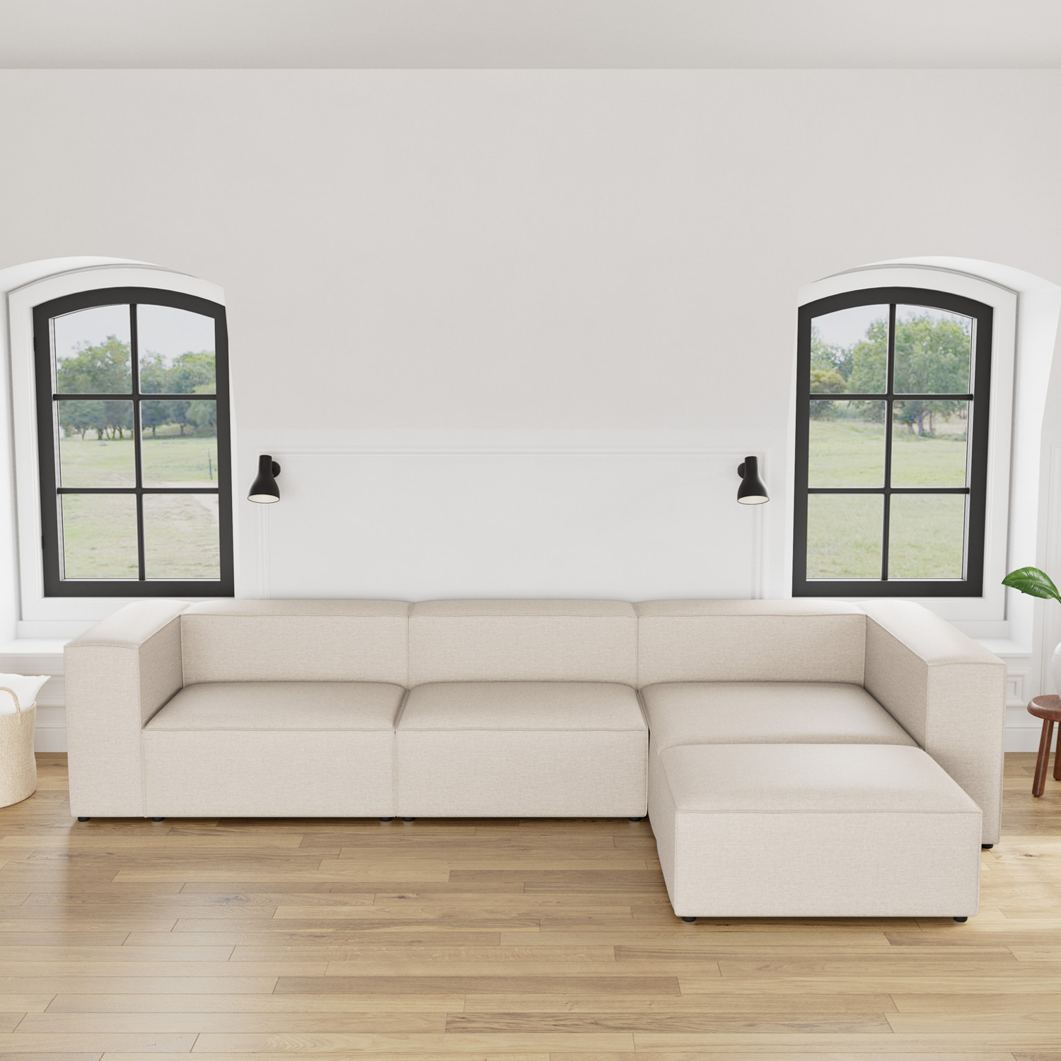 Lissabon XL chaiselong sofa, højrevendt | 360cm - Møbelkompagniet