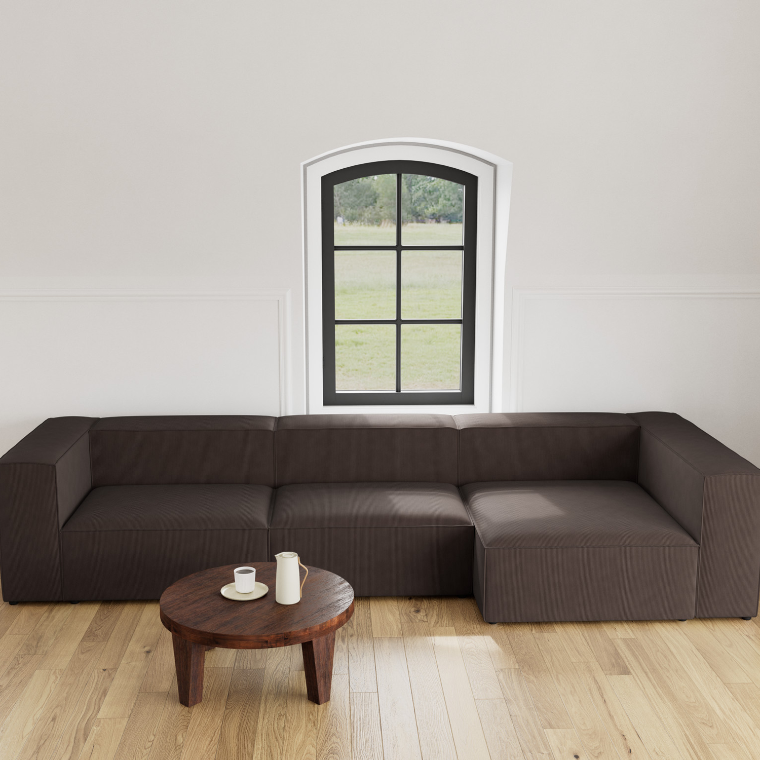 Lissabon chaiselong sofa, højrevendt | 360cm - Møbelkompagniet