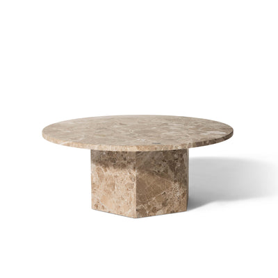 Naxos Couchtisch, latte marmor | Ø80xH32