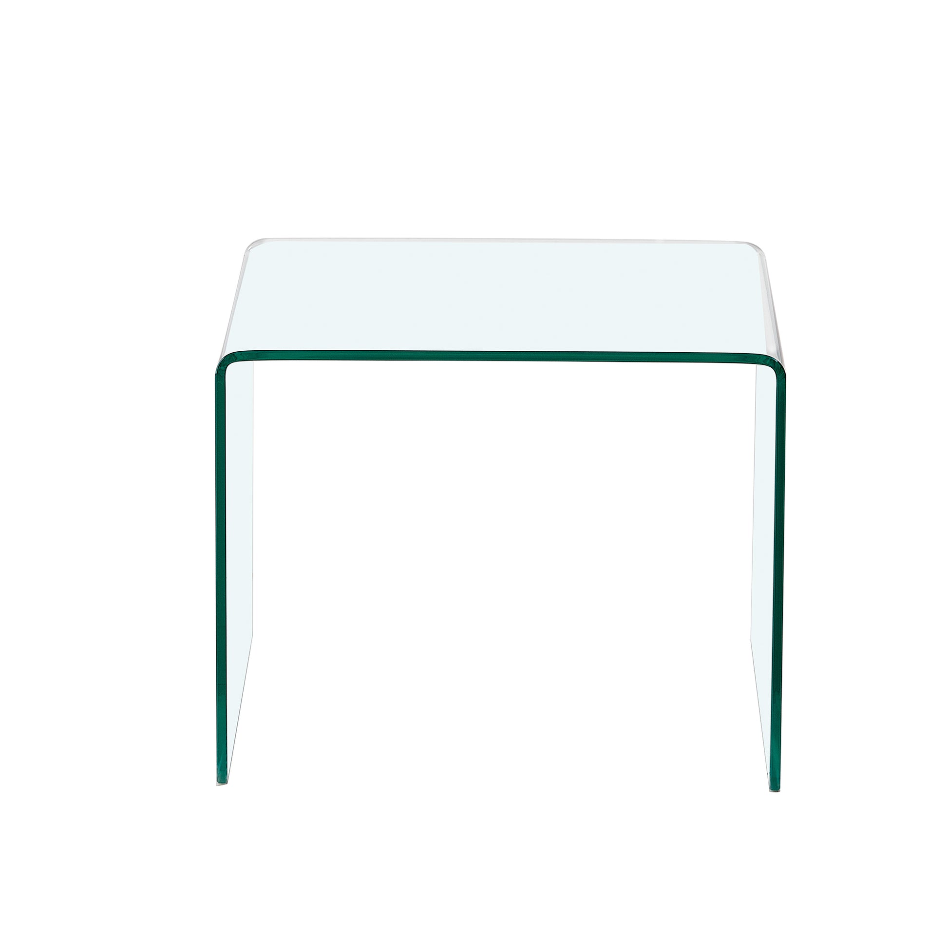 Clear hjørnebord, glas - Møbelkompagniet
