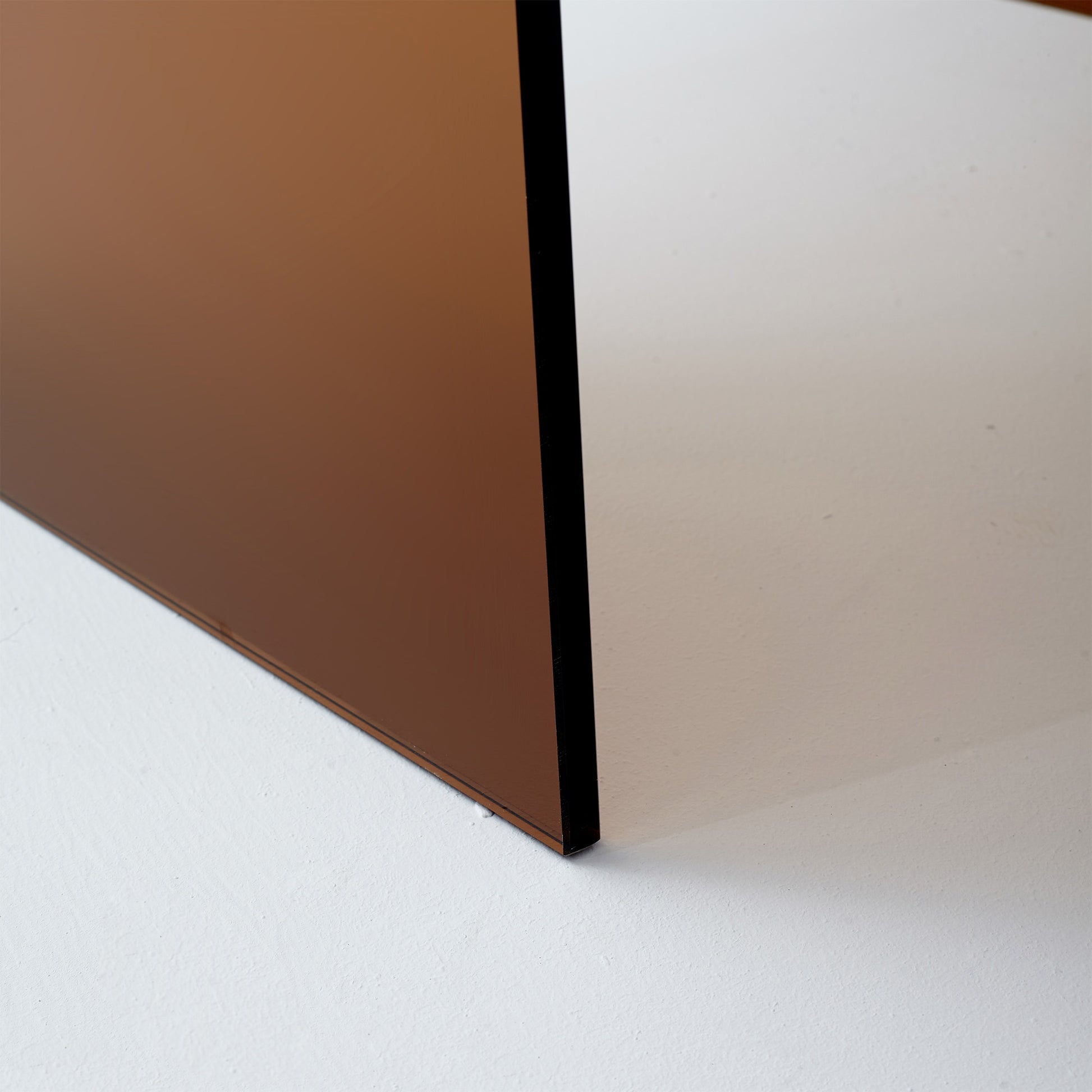 Clear hjørnebord, glas - Møbelkompagniet