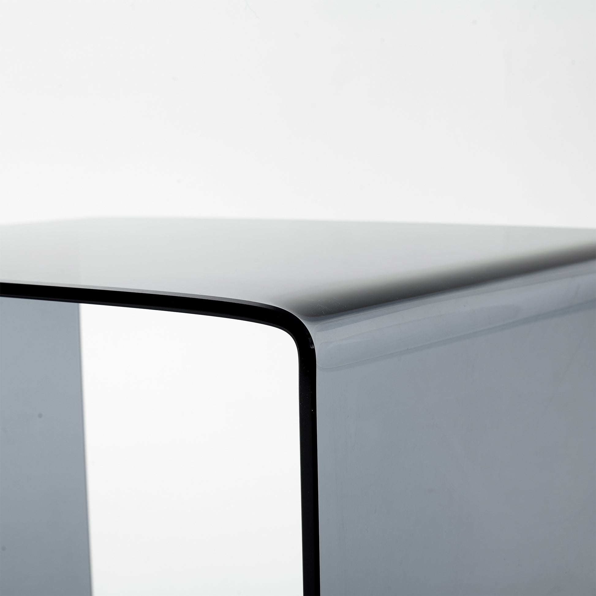 Clear hjørnebord, glas - Møbelkompagniet