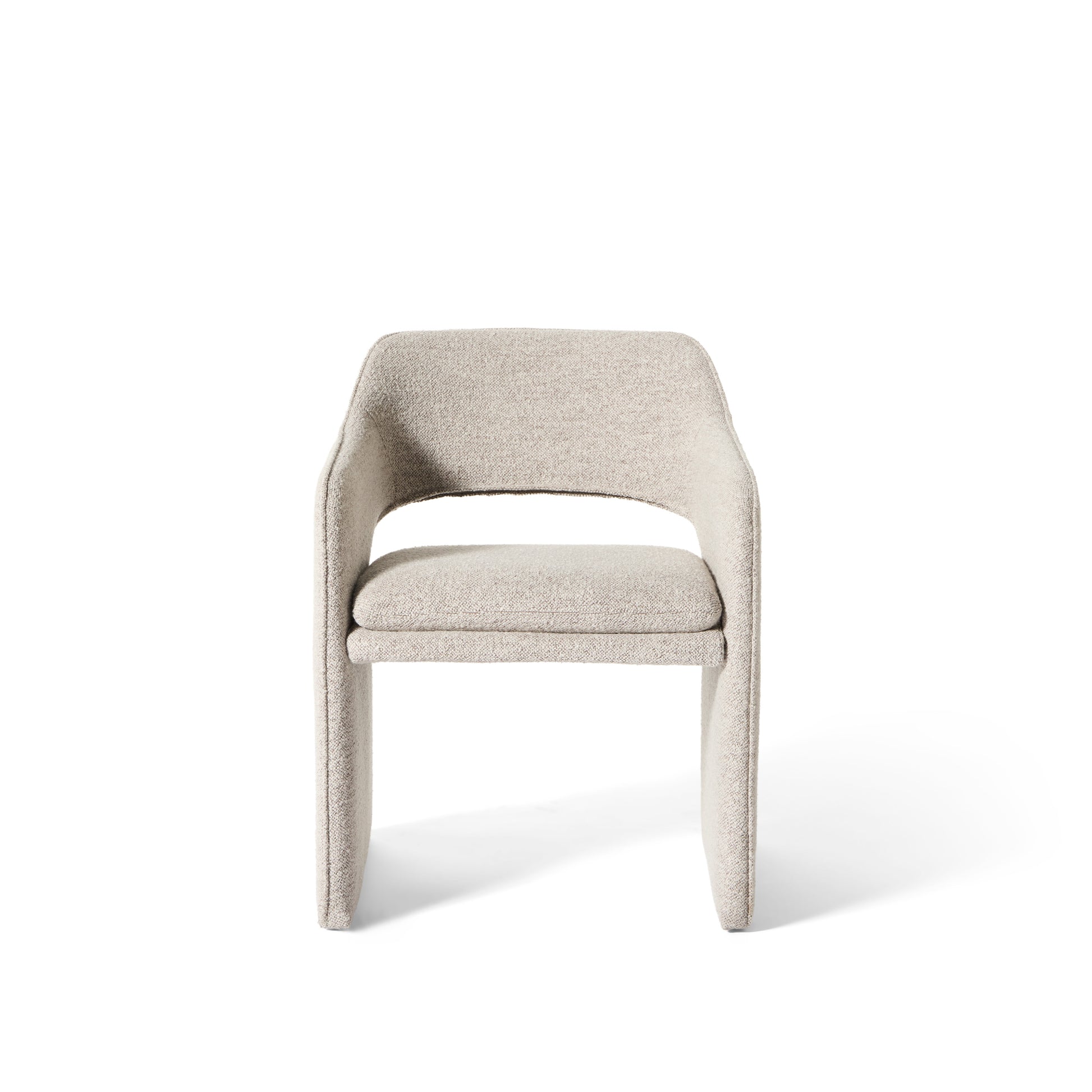 Plush spisebordsstol, armlæn | Crush Bouclé - Møbelkompagniet