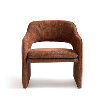 Plush Loungesessel, Kupfer