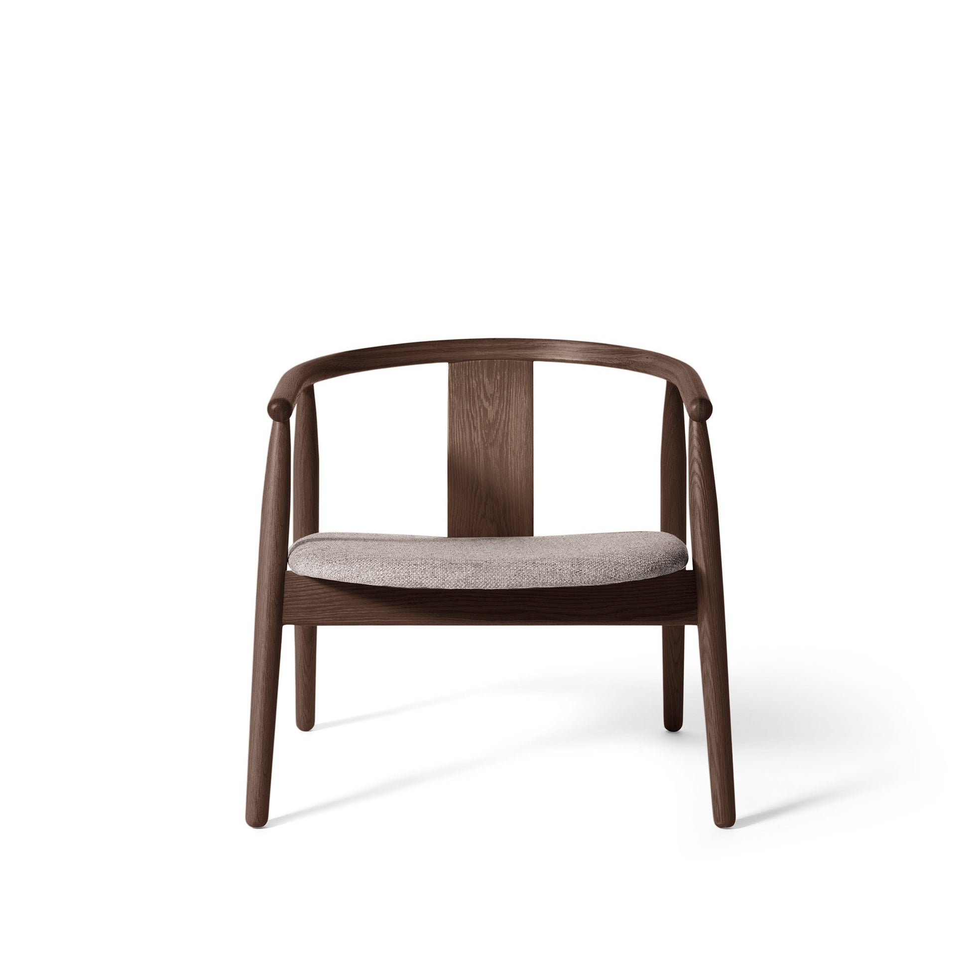 Relate loungestol, røget egetræ | Stof - Møbelkompagniet