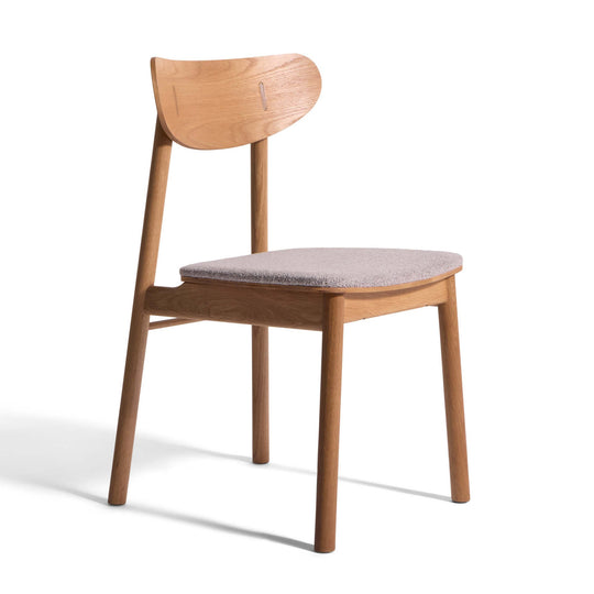 Struktur-Esszimmerstuhl, Eiche | Stoff