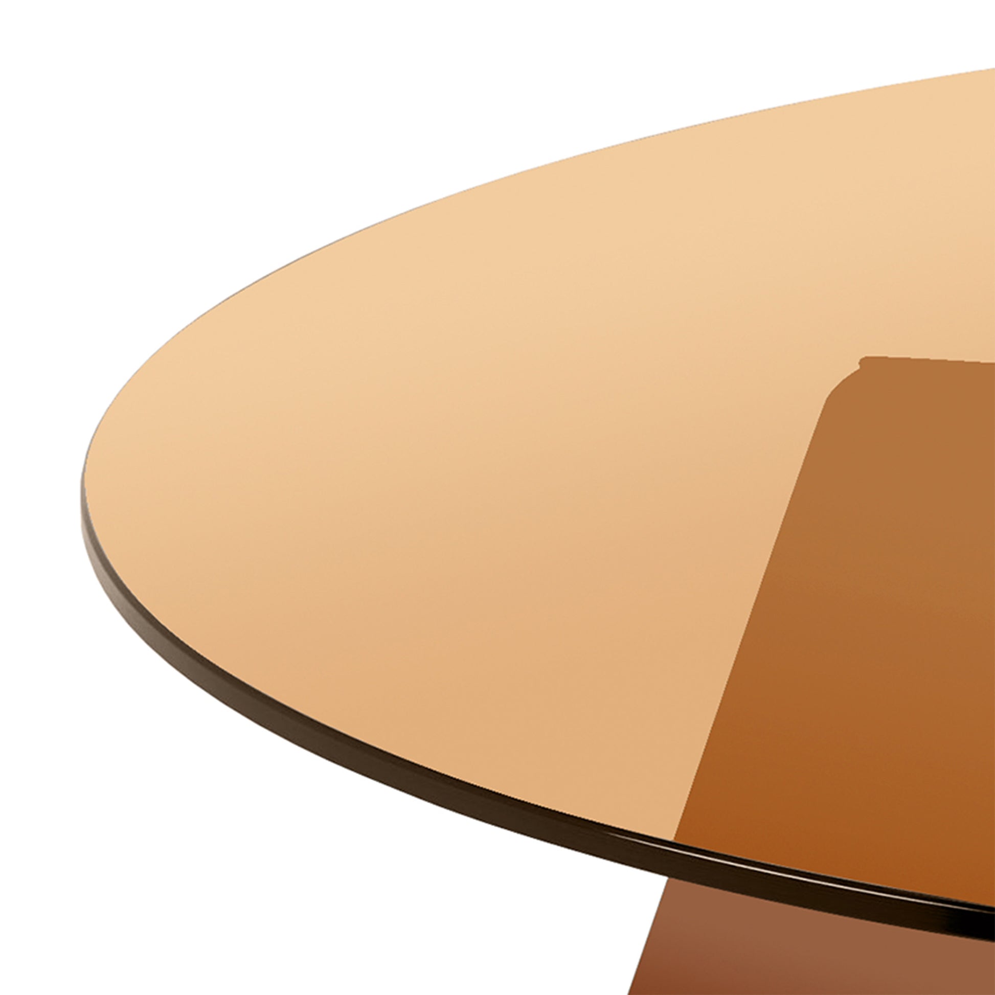 Arco sofabord, glas | Ø80 - Møbelkompagniet