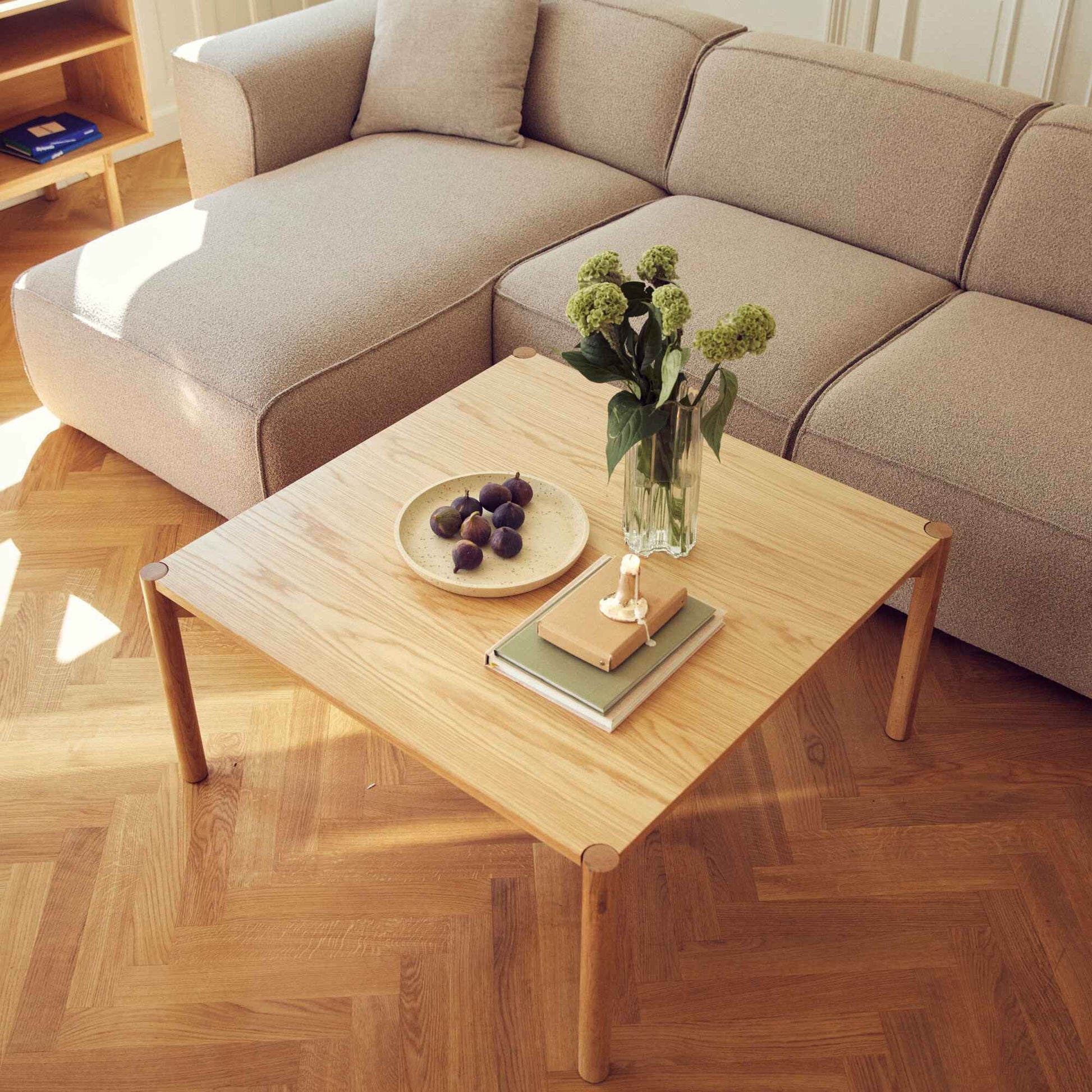 Struktur sofabord, 90x90 - Møbelkompagniet