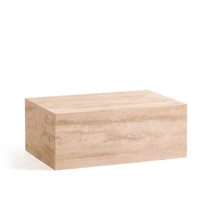 Varese Couchtisch, Travertinmarmor | 90x60
