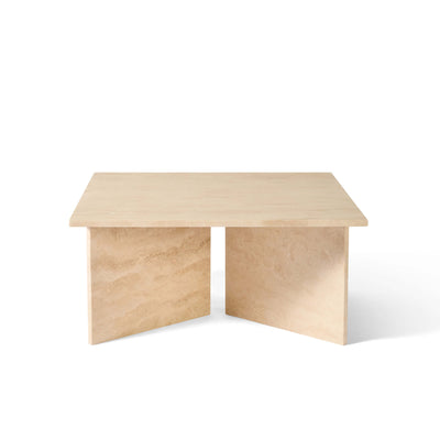 Vega Couchtisch, Travertinmarmor | 90x90