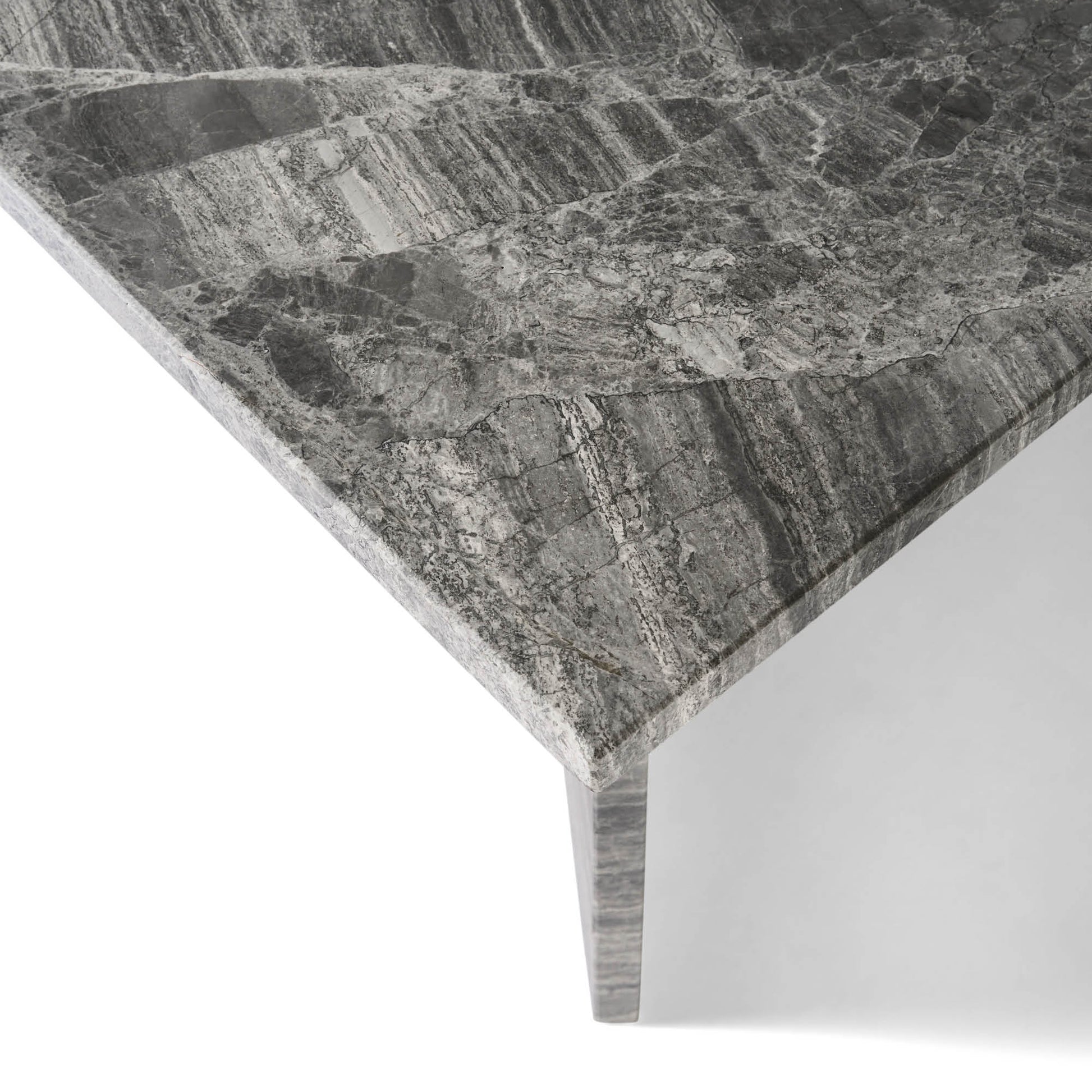 Vega sofabord, river grey marmor | 140x70 - Møbelkompagniet