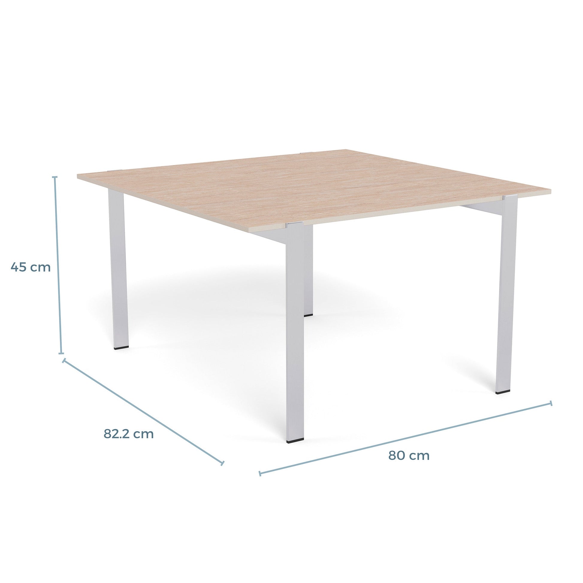 Oris sofabord, keramik travertin | 82x80 - Møbelkompagniet