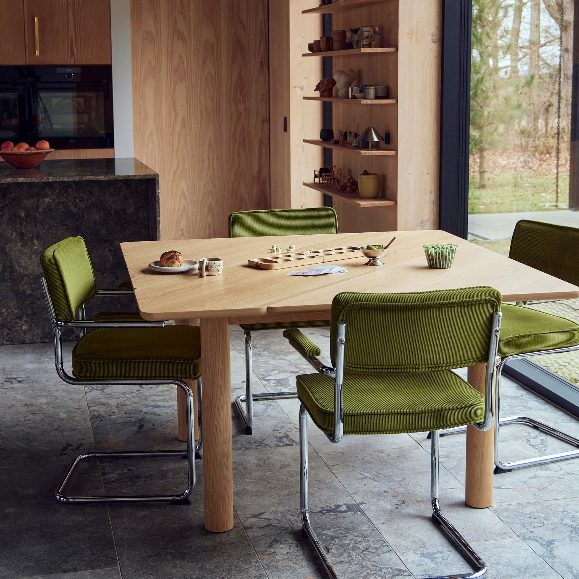 Askov Esstisch, inkl. Zusatzplatte | 100/135x100 - Møbelkompagniet DE