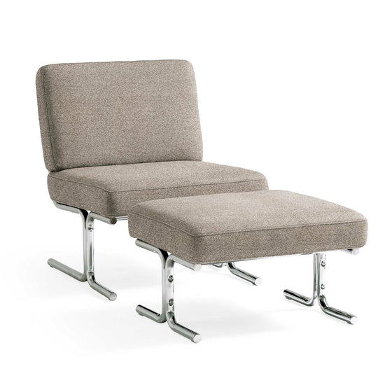 Koro Loungesessel, Grau/Beige