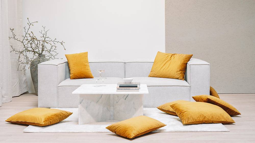 Vega sofabord marmor. Et ægte marmor sofabord