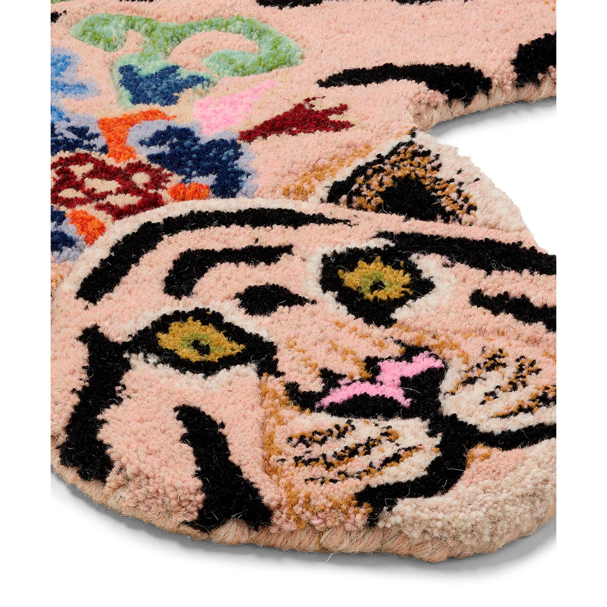 Mønstret tiger tæppe, Doing Goods - 92x62 - Møbelkompagniet
