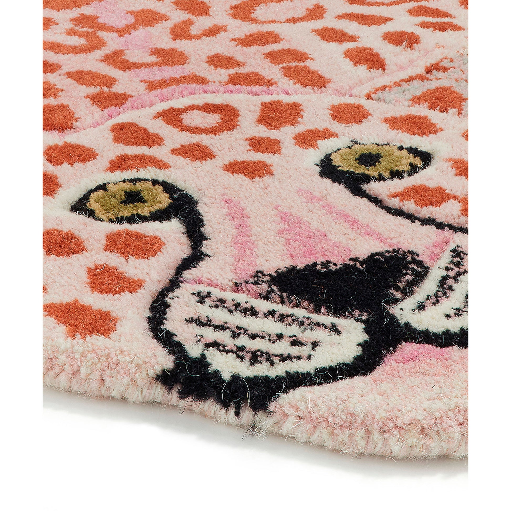 Pinky Leopard tæppe, Doing Goods - 150x88 cm - Møbelkompagniet