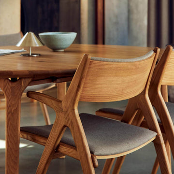 Roots Esszimmerstuhl, Armlehnen | Stoff