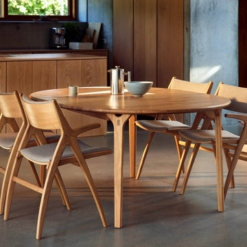 Roots Esstisch, inkl. Zusatzplatte | Ø130/170