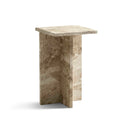 Velasca Ecktisch, Latte-Marmor