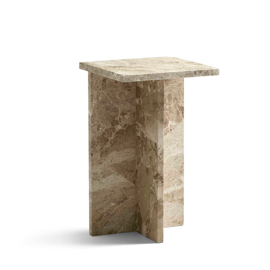 Velasca Ecktisch, Latte-Marmor
