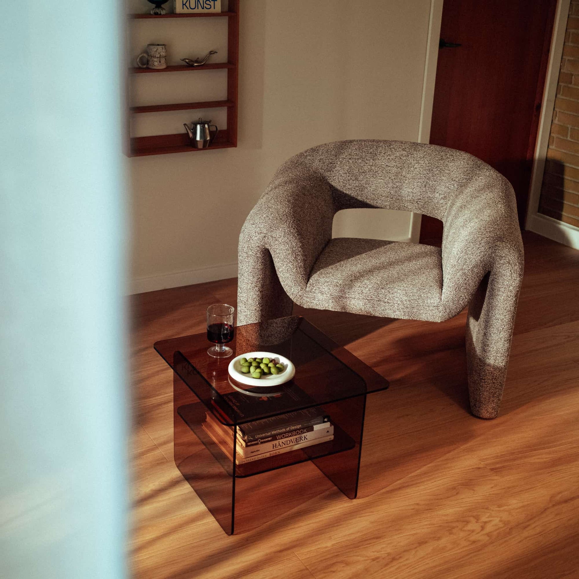 Vetro Ecktisch, Glas | 50x50 - Møbelkompagniet DE